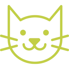 Cat grooming icon